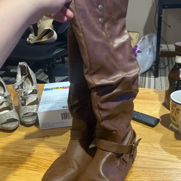 Route 66 Shoes - Brown long boots. Brand Route 66